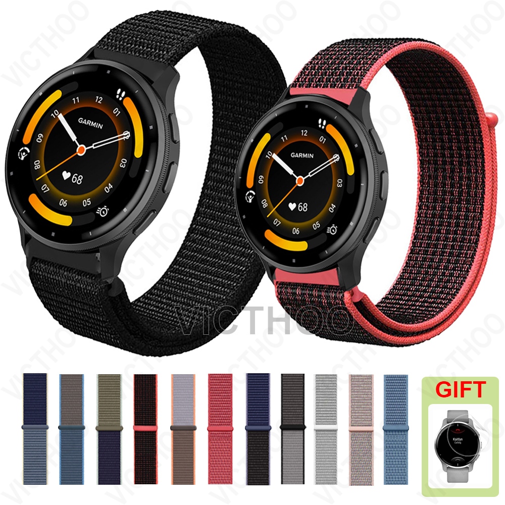 ไนลอนสายรัด Replacment สร้อยข้อมือกีฬาสําหรับ Garmin Venu 4 45mm 41mm/ Venu 3 / 3s / 2 / 2s / 2 Plus / Sq / Sq2