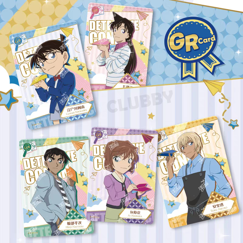 การ์ดโคนัน Conan UR/GR/QR หายาก Cards Game ของเล่นเด็ก ของสะสมอนิเมะ-1หีบห่อ - รูปที่ 4