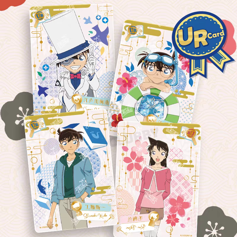 การ์ดโคนัน Conan UR/GR/QR หายาก Cards Game ของเล่นเด็ก ของสะสมอนิเมะ-1หีบห่อ - รูปที่ 5