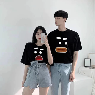NASA เสื้อยืดหญิงชาย oversize แนวสตรีท เสื้อ summer อิโมติคอนพิมพ์ลาย ผ้าฝ้ายแท้ คอกลม เสื้อสวยๆ