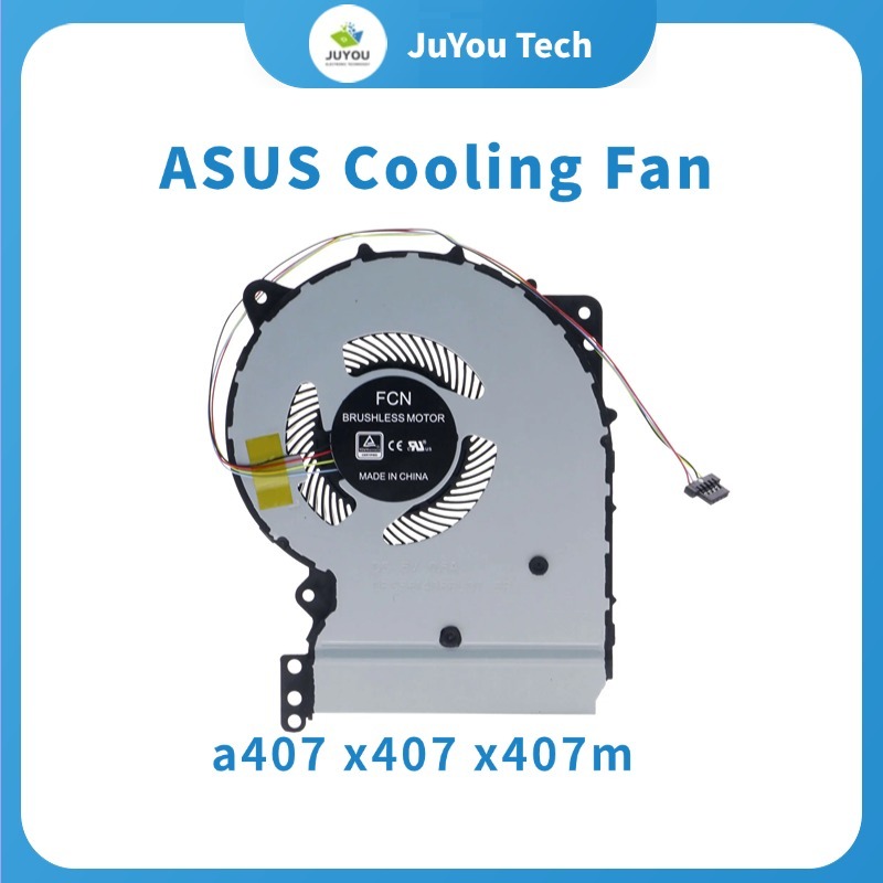 พัดลมระบายความร้อน CPU ใหม่สําหรับ Asus Vivobook A407 X407 X407M X407MA X407U X407UA X507 X507MA X50