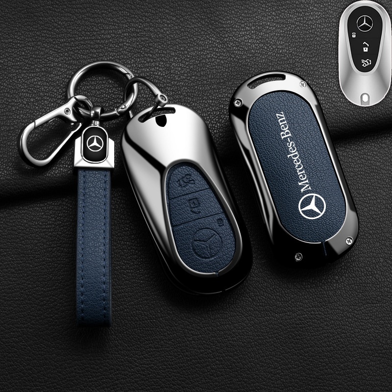 ฝาครอบกุญแจรถ รถสมาร์ท Remote Key Case Shell, Fit สําหรับ Mercedes Benz W223 S Class S300 S400 S350 S450 S500 C200 C260 2020 2021 อุปกรณ์เสริม