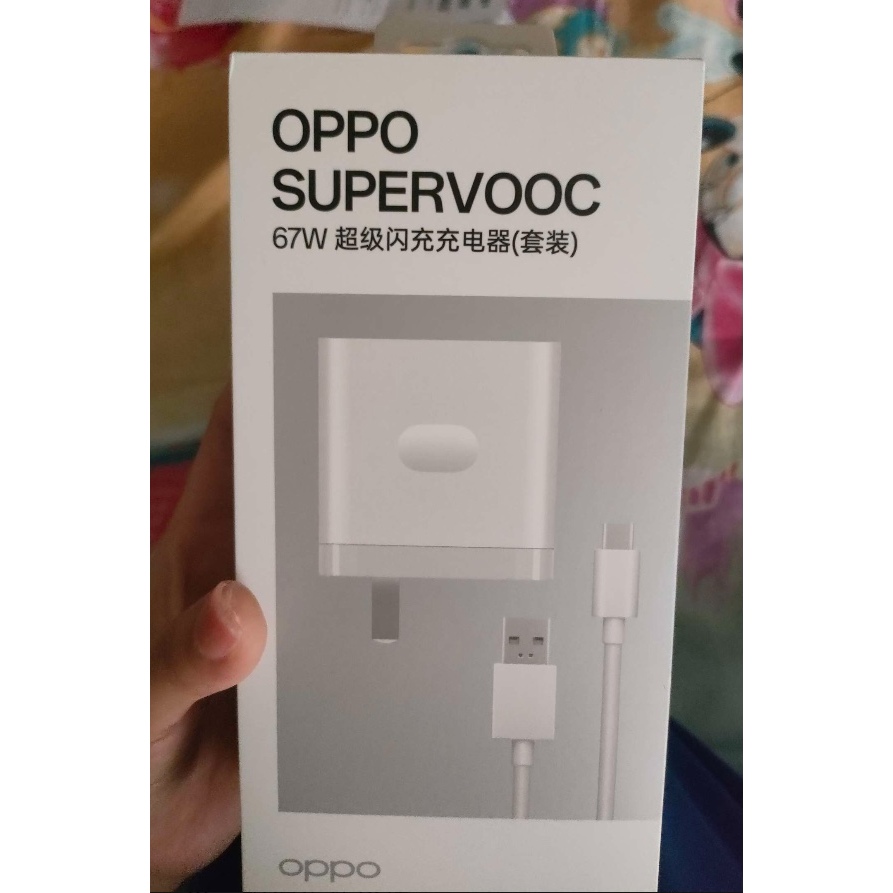 OPPO Supervooc 67W Super Flash Charger ชุดสาย USB-A ถึง Type-C