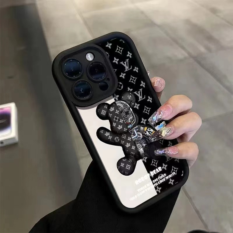 เคส OPPO A5 Pro 4G 5G Reno 13F Reno 13 5G Reno 13 Pro 5G FIND X8 FIND X8 Pro การ์ตูนสไตล์ยุโรปและอเมริกาหมีรุนแรงรวมทุกอย่างเคสโทรศัพท์