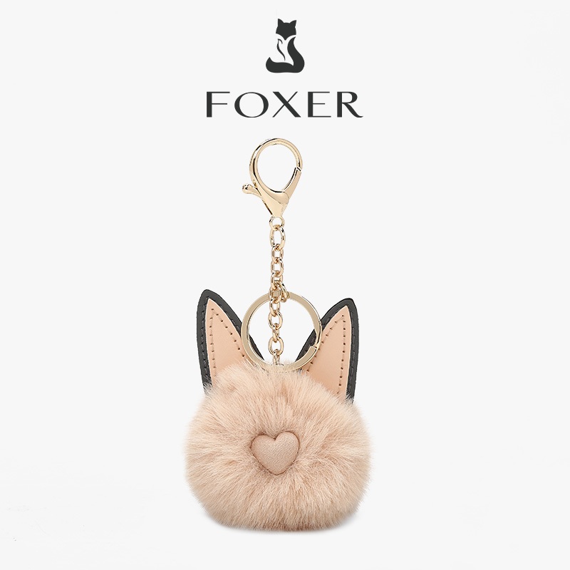 FOXER จี้กระเป๋า น่ารักและมีขน ตุ๊กตา