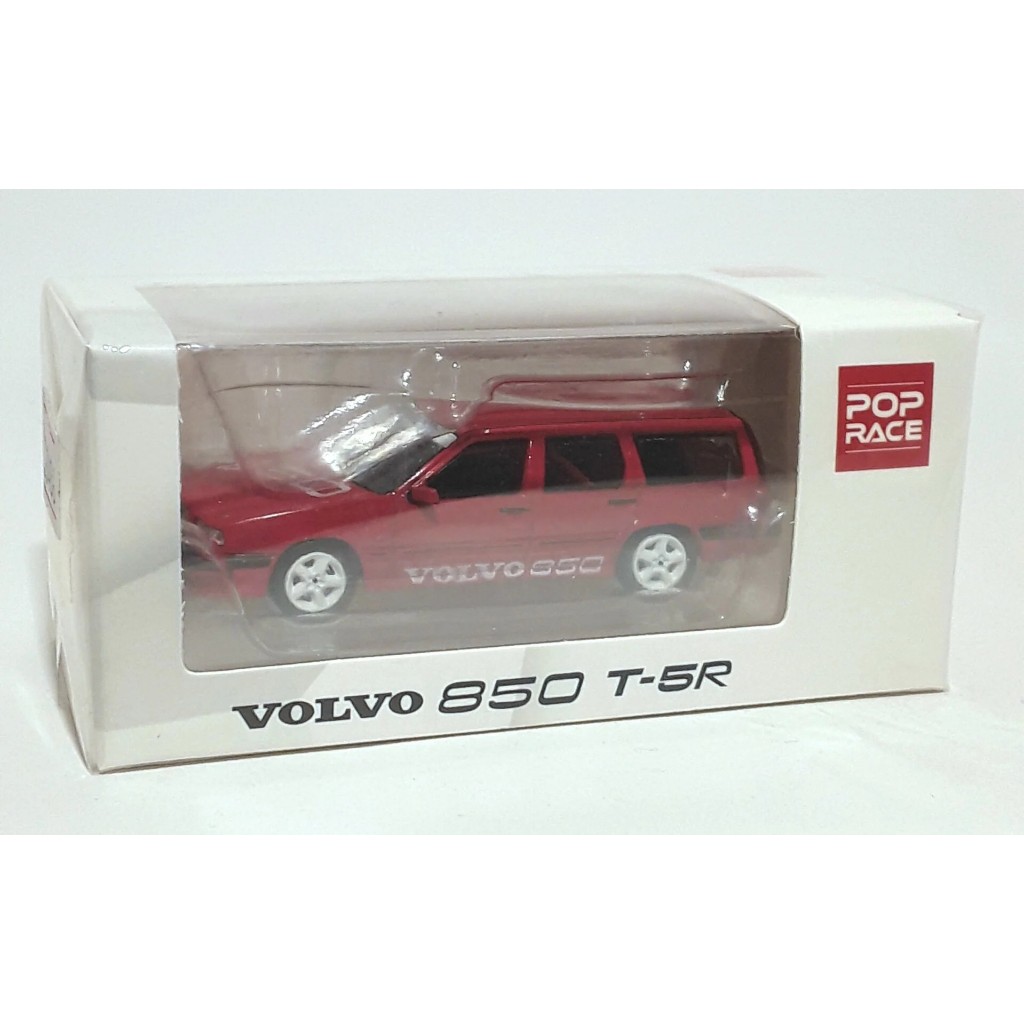 Poprace 1/64 PR64-850-PROT Volvo 850 T5-R Estate Red Touring รถต้นแบบ Diecast Scale รุ่นรถ