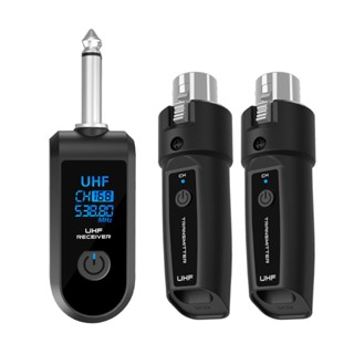 K1 2.4Ghz ระบบไมโครโฟนไร้สาย XLR เครื่องส่งสัญญาณและตัวรับสั…