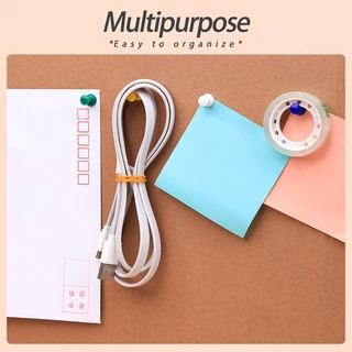 สีสัน Push Pin Barel ชุดพลาสติก Macaron Morandi Tacks Combo บาร์เรลหนาสําหรับ Office & DIY