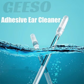 GEESO 24Pcs Reusable Adhesive Earpick Disposable Earwax Remover Sticky ไม้แคะหูซิลิโคน แบบนุ่ม แว็กซ์กําจัดหู สองขนาด ใช้ได้ทั้งเด็กและผู้ใหญ่ ใช้ซ้ำได้ 一次性粘耳棒
