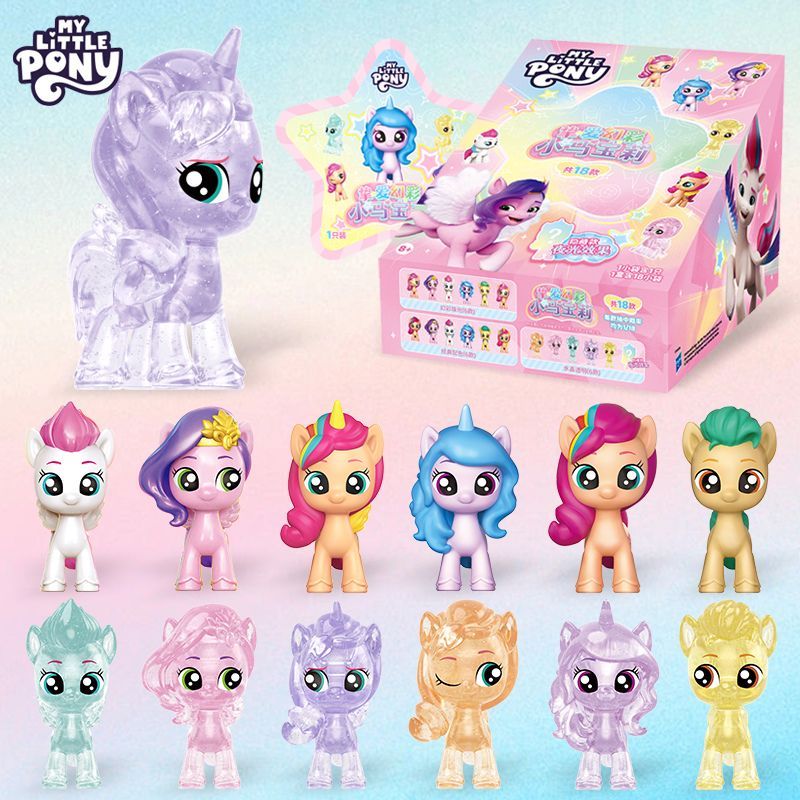 ของแท้ pony Violent my little pony Box Love Phantom Color Mystery Bag Work Girl Toy Figure Mini Doll