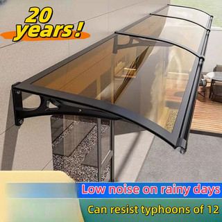 [Use for 30 years] 60x100cm/100x150cm Awning Canopy with Bracket Frame Outdoor Waterproof Sun Shelter Anti UV Heavy-duty