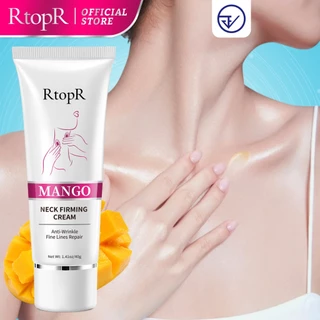 RtopR【FDA】ครีมกระชับผิวบริเวณลำคอจากมะม่วง - ช่วยลดเลือนริ้วรอยที่ลำคอ มีกรดไฮยาลูโรนิกเพื่อเติมน้ำ, ไนอะซินาไมด์และวิตามิน C เพื่อทำให้ผิวกระจ่างใส ขนาด