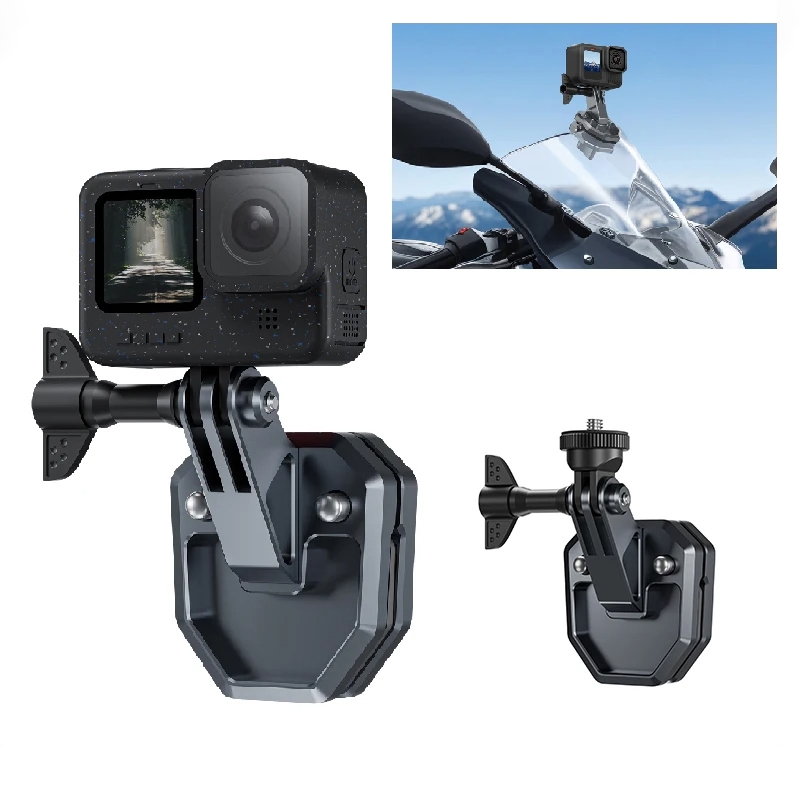TELESIN Action กล้องรถจักรยานยนต์กระจก Clamp Mount สําหรับ Gopro Insta360 DJI Action กล้องอุปกรณ์เสริม POV ยิง