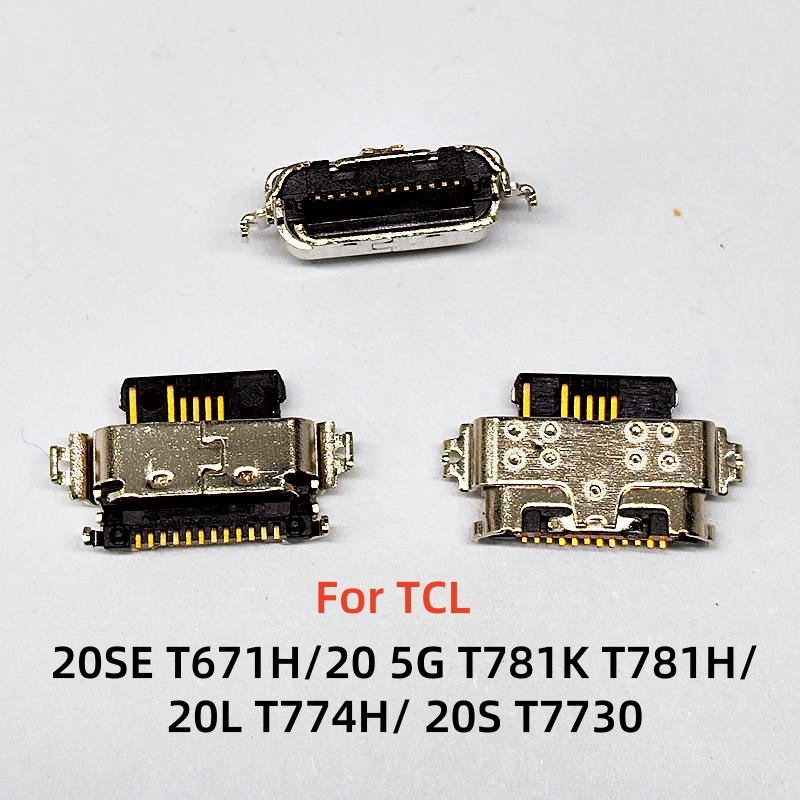 2-10PCS สําหรับ TCL 20SE T671H/20 5G T781K T781H/20L T774H/20S T7730 Type-C USB ชาร์จพอร์ต Dock Plug