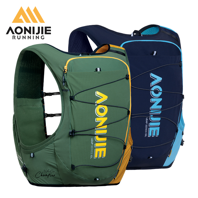 Aonijie C9116-10L Hydration Vest Pack ผู้ชายผู้หญิงความจุสูงกระเป๋าวิ่งเทรลสําหรับเดินป่าวิ่งมาราธอน Jogging