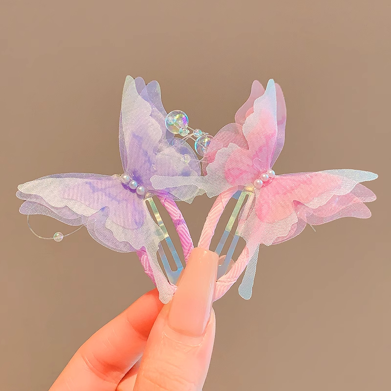 ชุดกิ๊บติดผมผีเสื้อเกาหลีกิ๊บติดผมเด็กน่ารักเครื่องประดับผมแฟชั่นสําหรับเด็กผู้หญิง - รูปที่ 6