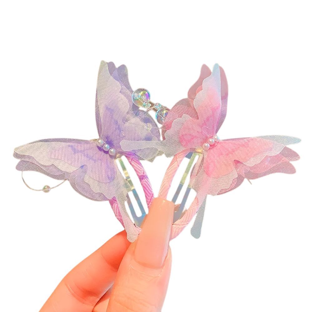 ชุดกิ๊บติดผมผีเสื้อเกาหลีกิ๊บติดผมเด็กน่ารักเครื่องประดับผมแฟชั่นสําหรับเด็กผู้หญิง - รูปที่ 7