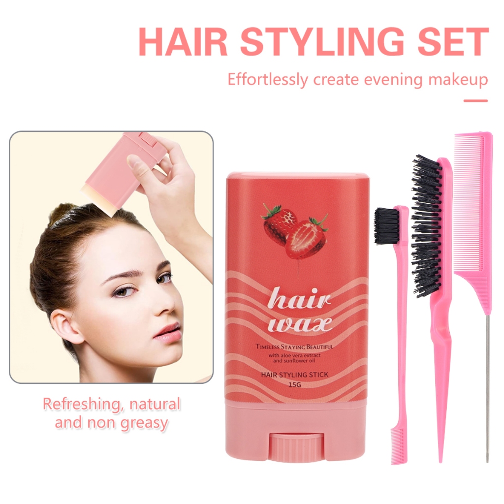 สปอตสปอตสปอต#Styling ขี้ผึ้ง ติดสเปรย์ผมเจลจัดแต่งทรงผมติดทนนานชุ่มชื้นของแข็งผมขี้ผึ้งผมหักจบครีมป้องกันผมชี้ฟูจัดแต่งทรงผมติด