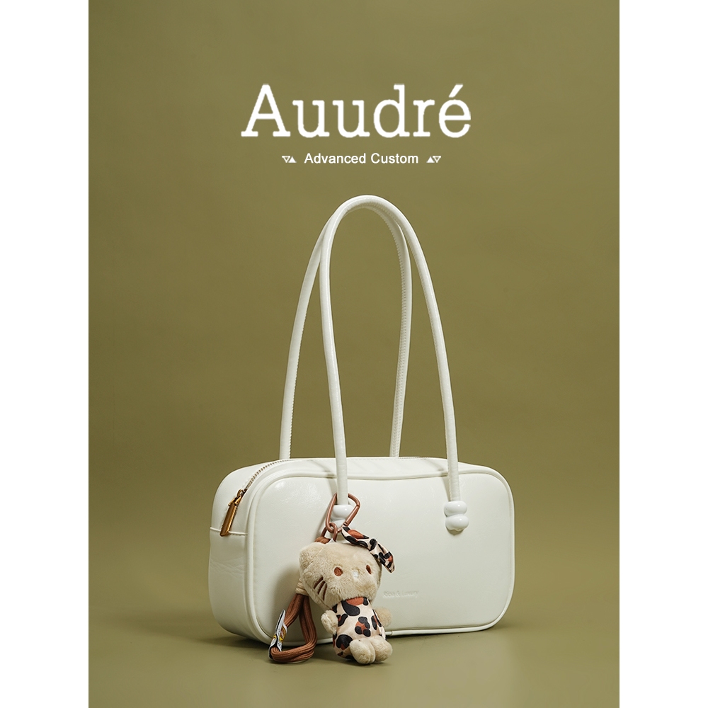 Auure กระเป๋าใต้วงแขนไหล่เดียวความจุขนาดใหญ่แฟชั่นสตรีกระเป๋าเดินทางบาแกตต์