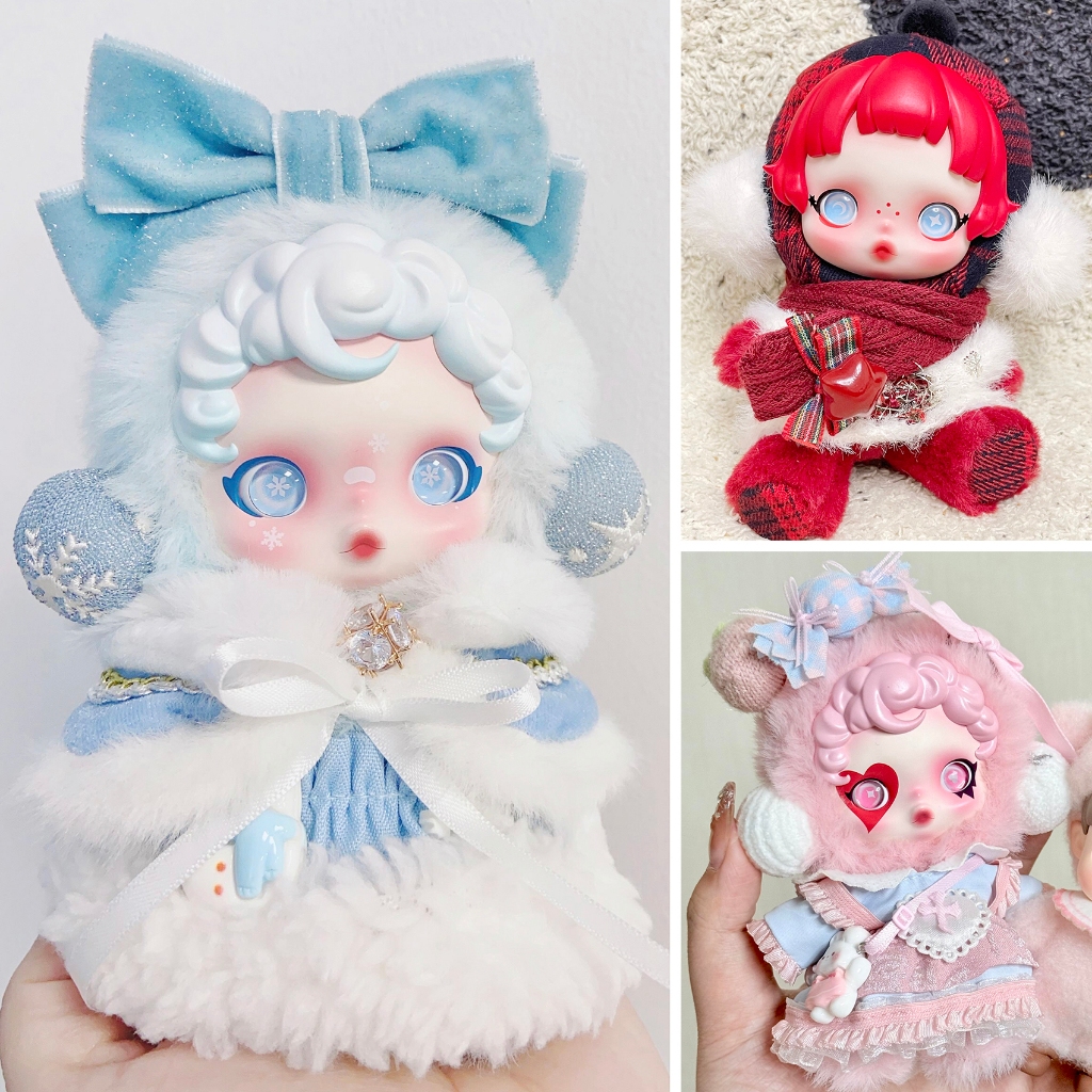 ชุดตุ๊กตา Skullpanda winter, เสื้อผ้าตุ๊กตาสุดน่ารัก, ชุด Skullpanda (ไม่รวมตุ๊กตา)