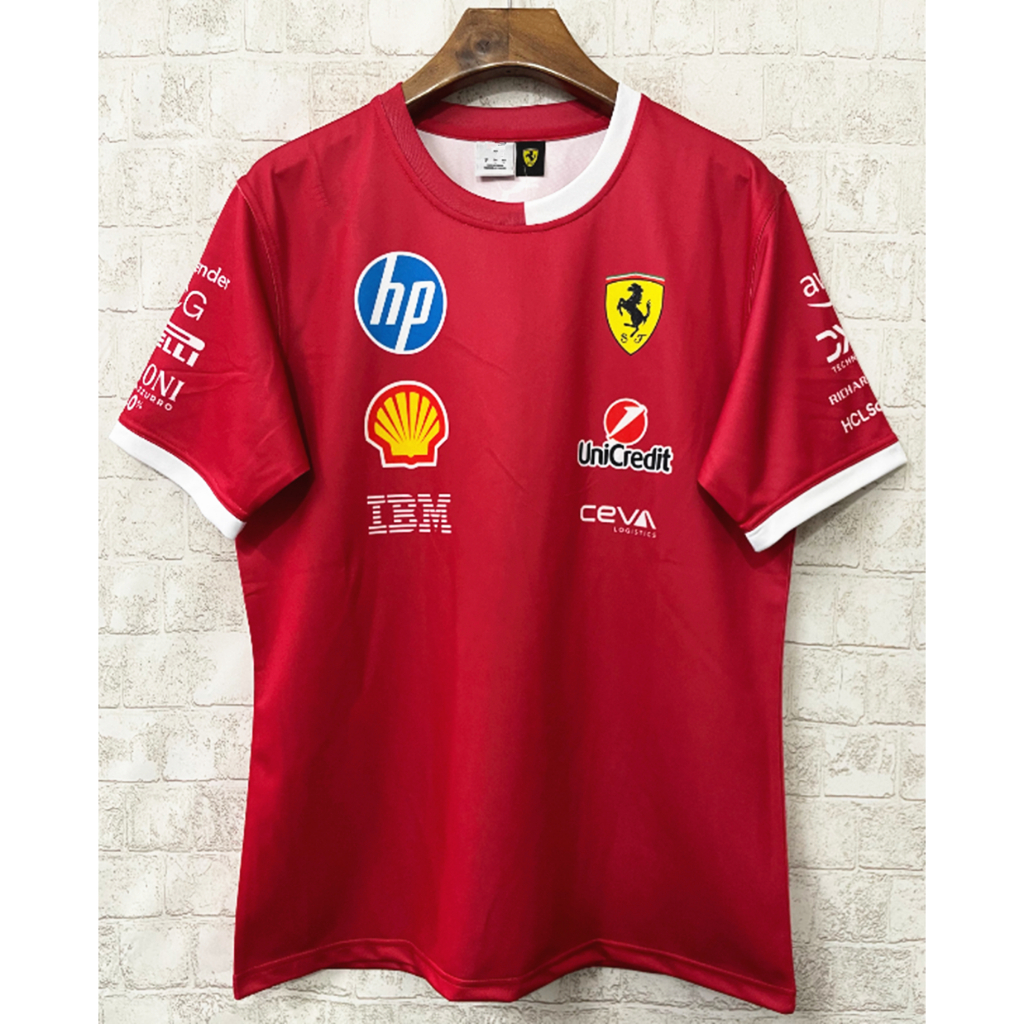 Ferrari F1 2025 เสื้อยืดทีม polo Hoodie jacket S-5XL