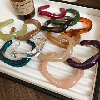 [Jewbeauty]สร้อยข้อมือเปิดปากเลอะไม่สม่ําเสมอส่วนบุคคลแฟชั่นระดับไฮเอนด์หรูหราเครื่องประดับมือสําหรับผู้หญิง