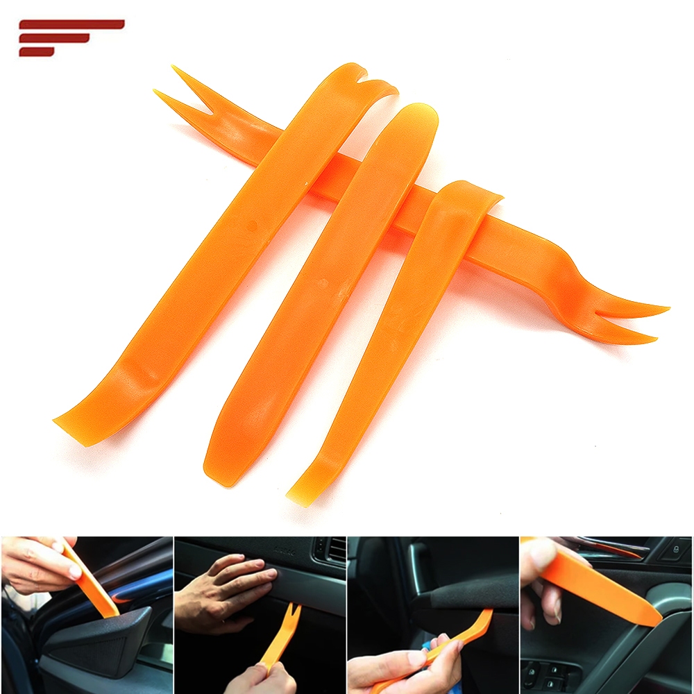 4 ชิ้นรถ-จัดแต่งทรงผม Pry ติดตั้งกําจัด Trim เสียงรถวิทยุแผงประตู Cockpit เครื่องมือ