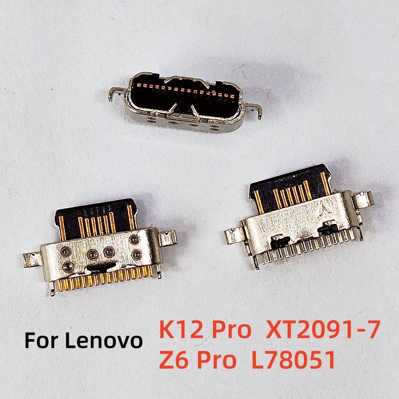 2-10PCS สําหรับ Lenovo K12 Pro XT2091-7 / Z6 Pro L78051 USB ชาร์จ Dock ชาร์จซ็อกเก็ตพอร์ตแจ็คปลั๊ก Connector