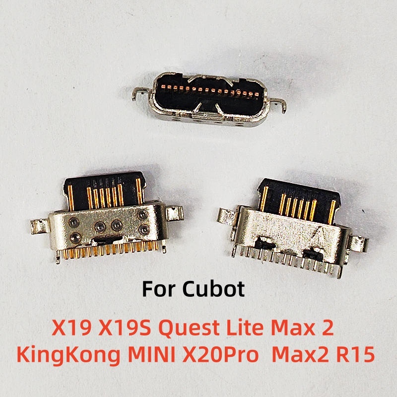 2-10Pcs USB Charger แท่นชาร์จพอร์ตปลั๊กสําหรับ Cubot X19 X19S Quest Lite Max 2 KingKong MINI X20Pro 