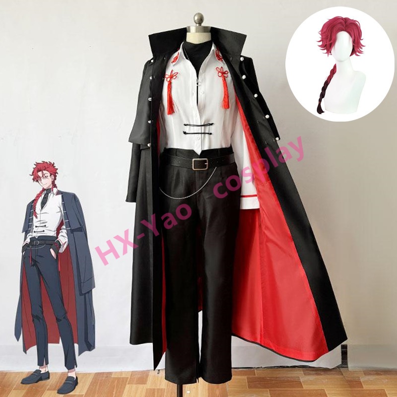 【HX-YAO】Link Click Bridon Arc cosplay costumes Vein Red haired brother หลอดเลือดดําคอสเพลย์อะนิเมะ