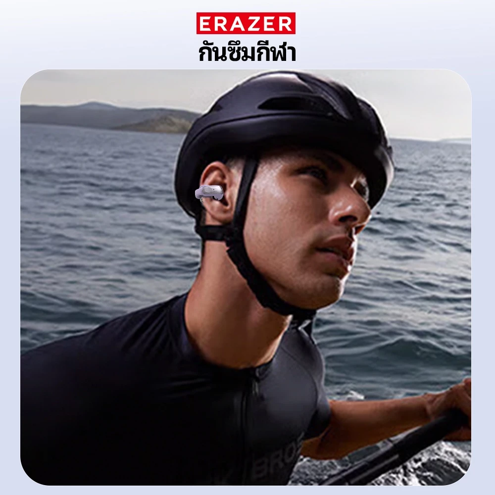 ERAZER XF28 หูฟัง Clip-on Bluetooth 6.0 AI แปลภาษา มีไมค์ thumbnail 9