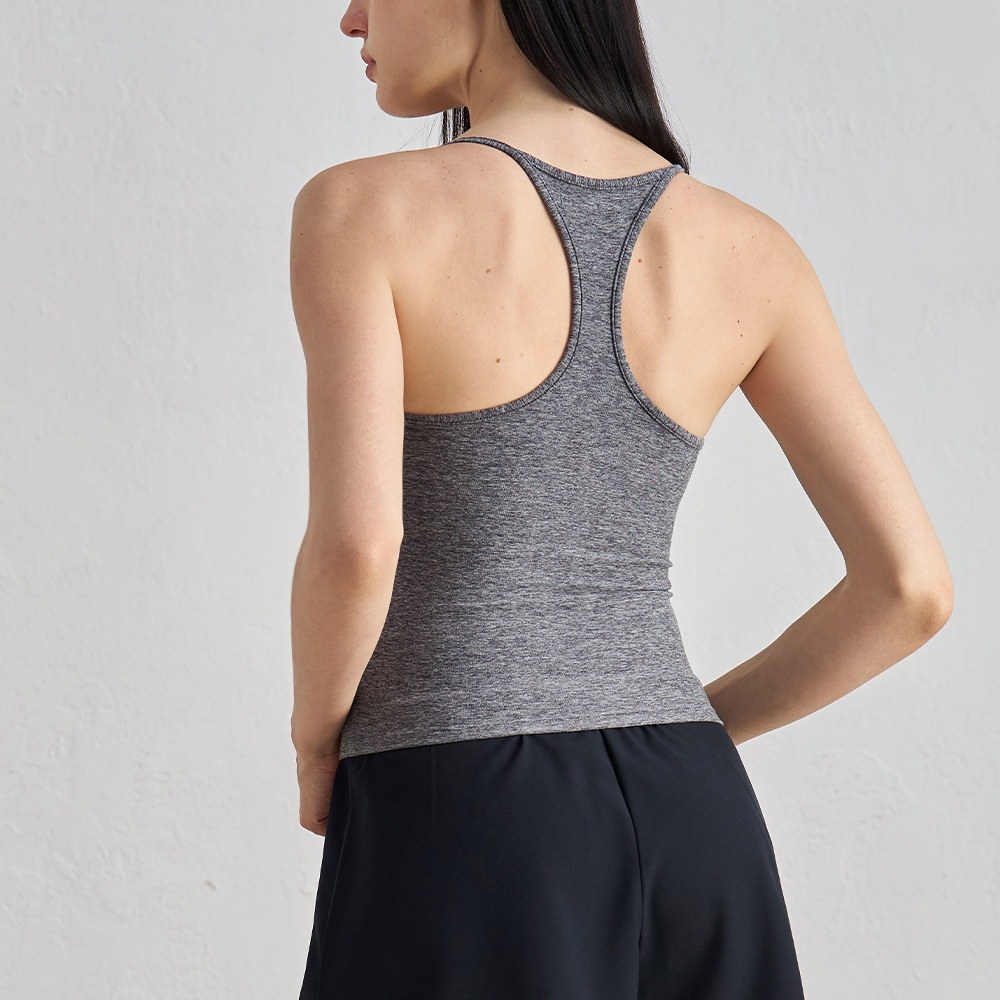 เสื้อกล้ามโยคะปาเก็ตตี้-Strap Racerback ของผู้หญิงใหม่
