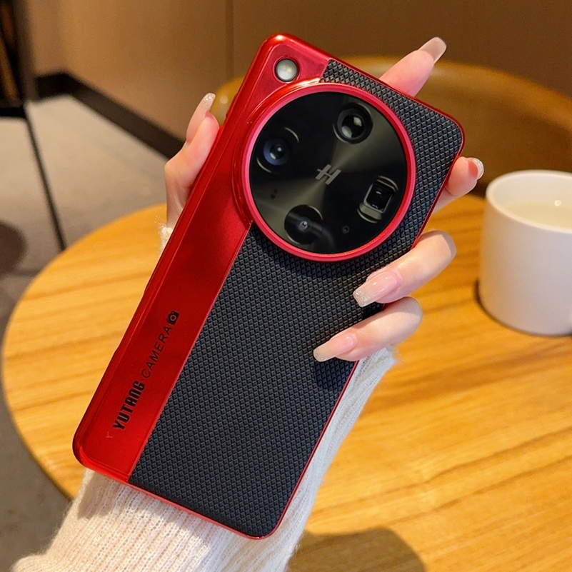 Electroplated Red bezel แหวนเลนส์เพื่อเพิ่มป้องกันกรณีสําหรับ OPPO Find X8 Ultra X8S + X8S PLUS X8 P