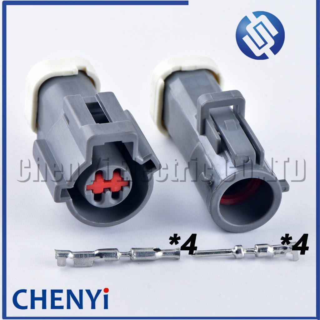 4 Pin ยานยนต์กันน้ํา connector เซ็นเซอร์ด้านหน้าและด้านหลัง O2 เซนเซอร์ออกซิเจน harness ปลั๊ก 3U2Z-14S411-HZB สําหรับ Ford Mondeo Focus