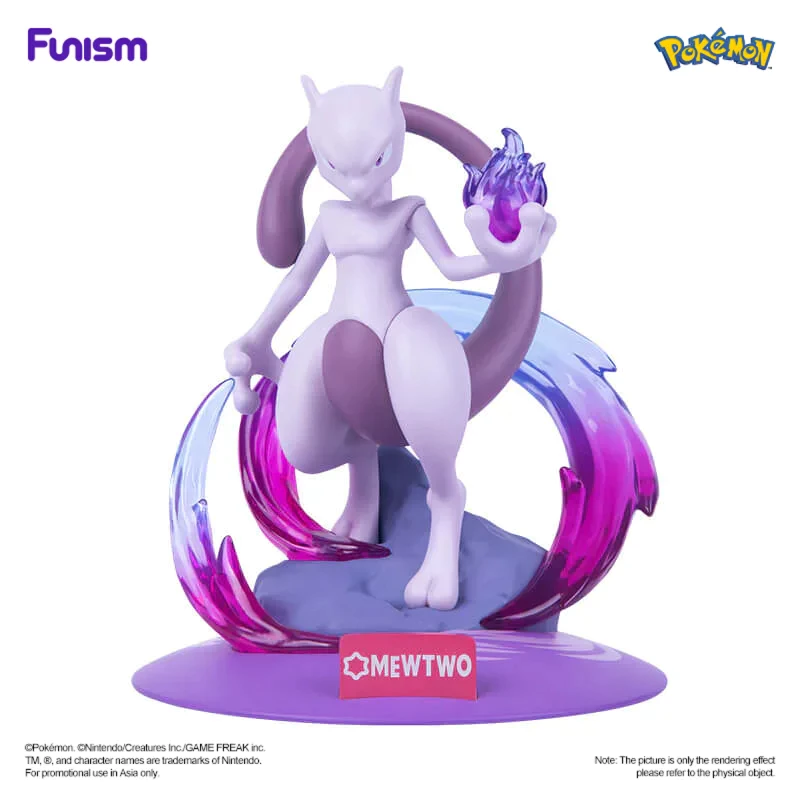 FUNISM Pokemon Mewtwo Twinkmont ตัวเลข Series ตัวเลขกล่องตาบอด Action ของเล่นรูปของขวัญวันเกิดของเล่นเด็ก