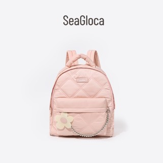 SeaGloca Fashion Diamond Pattern Backpack Schoolbag Large Capacity Computer Bag For Woman No 14