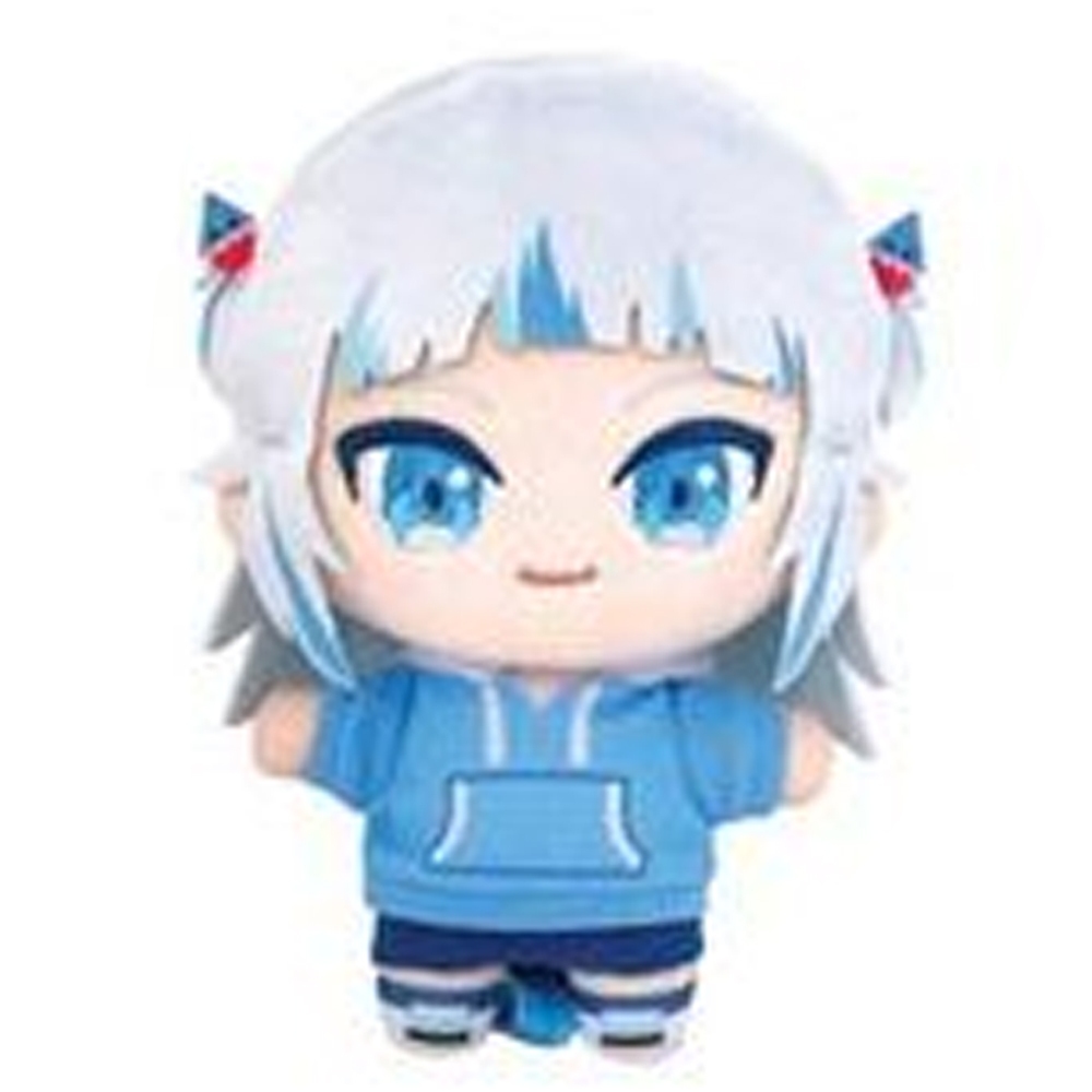 น่ารักญี่ปุ่นอะนิเมะ Hololive Gawr Gura Mascot Plushie ตุ๊กตาตุ๊กตาของเล่นเด็กสาวของขวัญ 15 ซม.