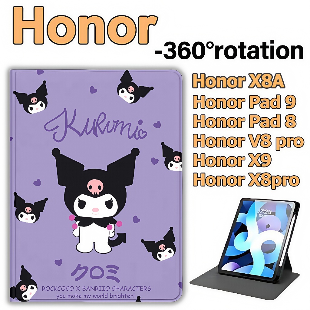 เคส Honor Pad 9 12.1นิ้ว / Honor Pad X8A 11นิ้ว / ออเนอร์ แพด 8 Honor X9A /Pad X8Pro X9 360°ซองหนังอ