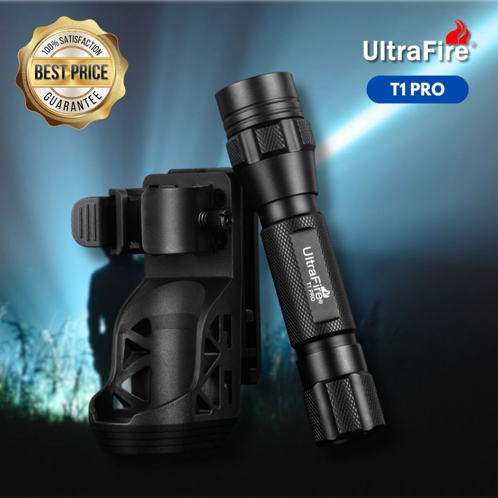 ULTRAFIRE T1 PRO 1000 Lumen ไฟฉายยุทธวิธี EDC ไฟฉาย LED