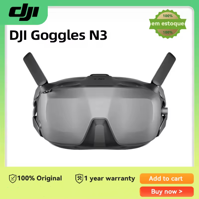 DJI Goggles N3 1080p หน้าจอกว้างพิเศษ O4 FHD การส่งผ่านวิดีโอ AR Cursor 2.7-ชั่วโมงสําหรับ DJI Avata