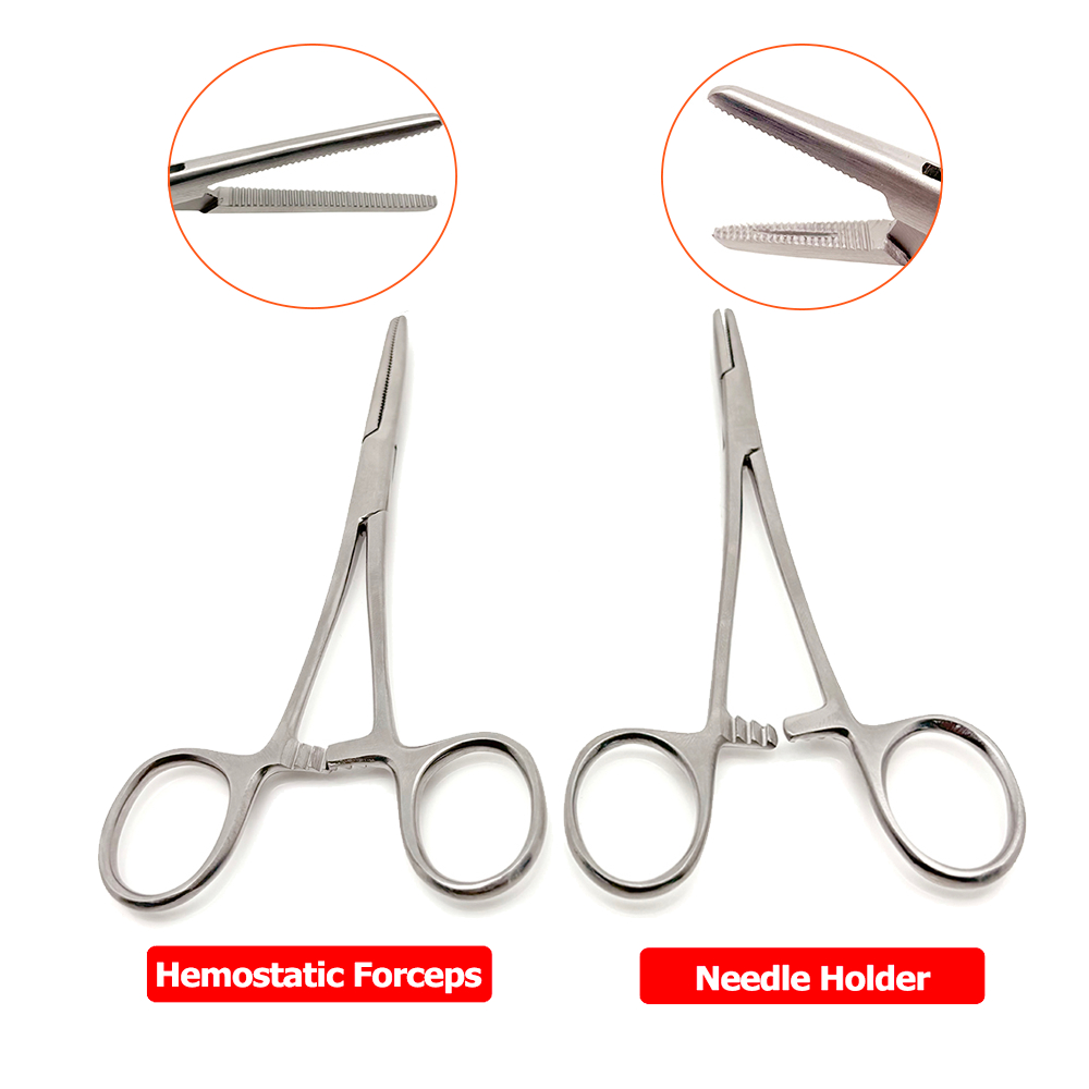 ผู้ถือสแตนเลส Hemostatic Clamp Forceps Pean Artery Forceps