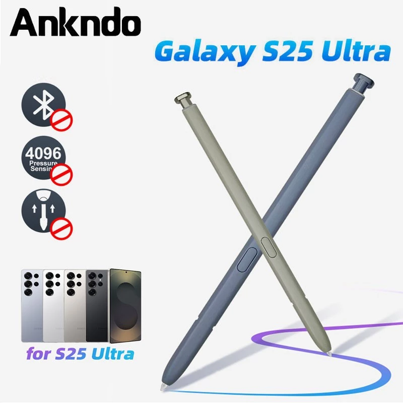 ปากกาสไตลัสสําหรับ Samsung Galaxy S25 Ultra/ S23 Ultra/ S24 Ultra 5G โทรศัพท์มือถือ S ปากกาโทรศัพท์เปลี่ยนส่วนประกอบ Active Capacitive ปากกา