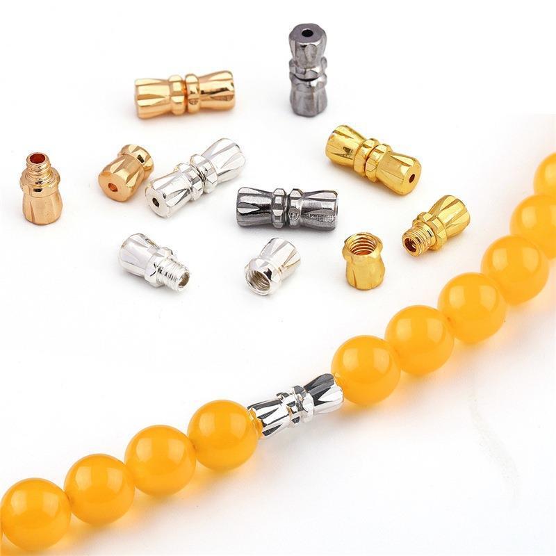 St. kunkka 5 ชิ้นสร้อยคอสร้อยข้อมือการเชื่อมต่อหัวเข็มขัดถั่วลิสง Joint Pearl Buckle DIY เครื่องประดับอุปกรณ์เสริมผีเสื้อ Turnbuckle
