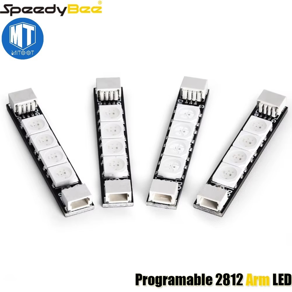 4pcs SpeedyBee Programable 2812 แขนไฟ LED Armlight 5V RGB สําหรับ RC FPV Racing BWhoopter