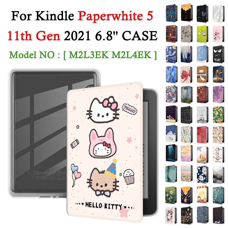สําหรับ Kindle Paperwhite 5 (11th Gen) 2021 อะคริลิคใส 6.8 นิ้ว E-book M2L3EK M2L4EK เคสกันกระแทก