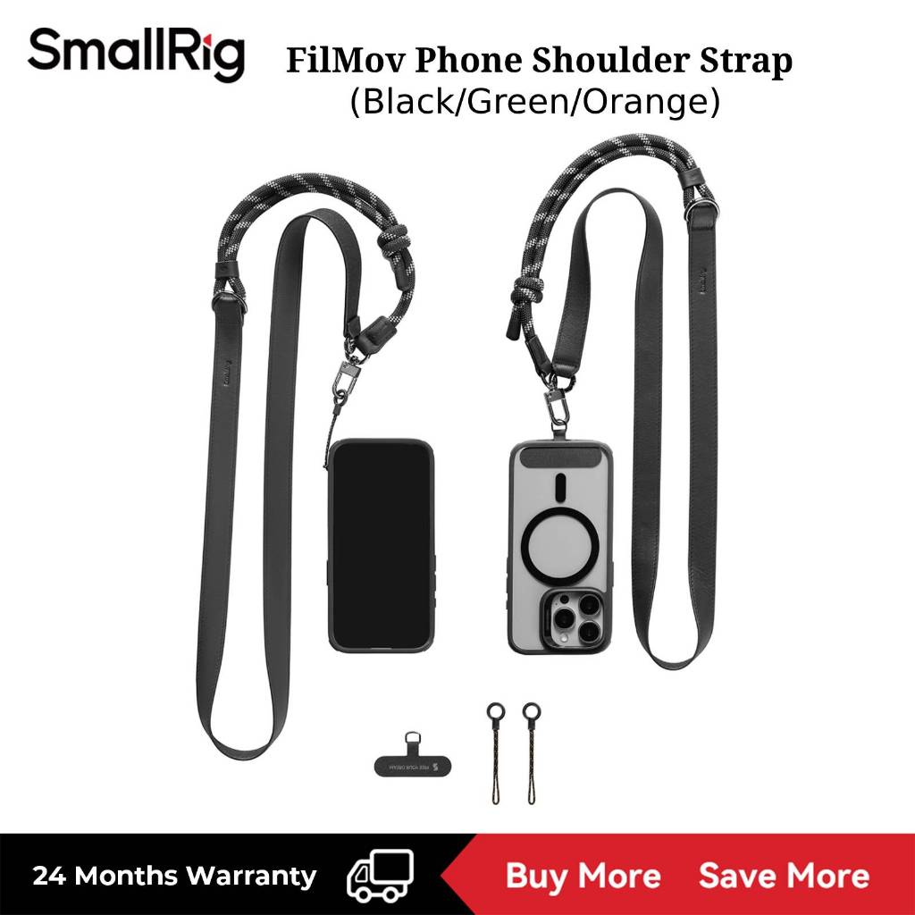 SmallRig FilMov Phone Shoulder Strap (สีดํา) #4989,(สีเขียว) #5301, (สีส้ม) #5300