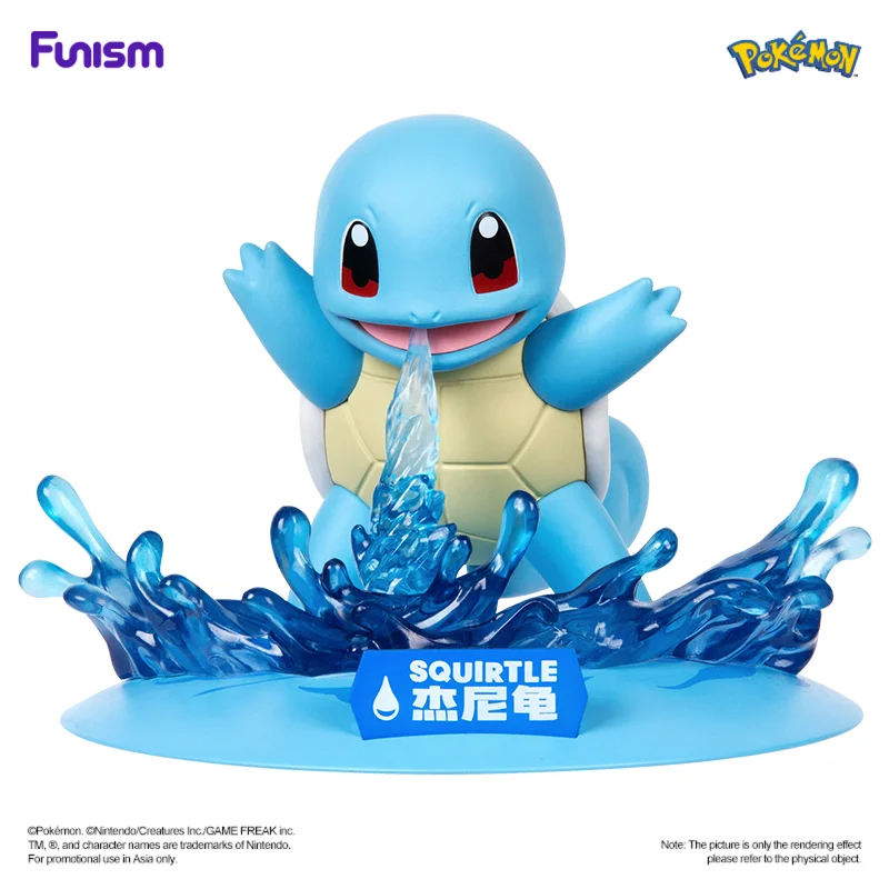 FUNISM Pokemon Twinkmont Squirtle รูป Series ตัวเลขกล่องตาบอด Action ของเล่นรูปของขวัญวันเกิดของเล่นเด็ก