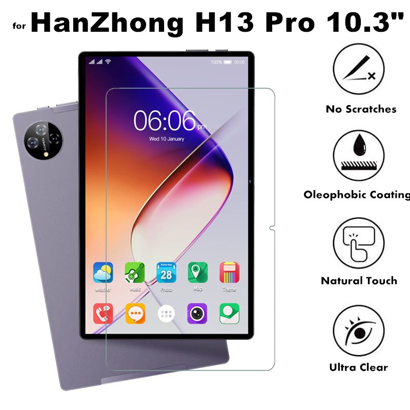 for HanZhong H13 Pro 10.3 Inch 2024 Tablet Screen Protector Anti-Scratch 9H Hardness Tablet Tempered Glass Film