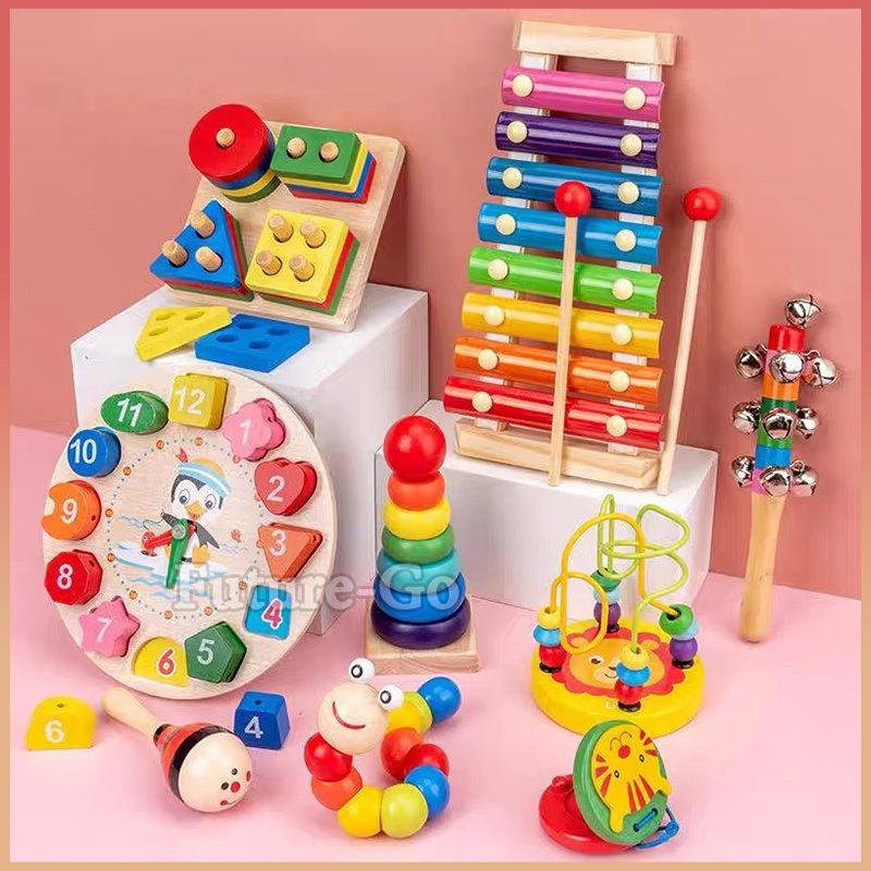 ของขวัญคริสต์มาส ของเล่นไม้ ของเล่น ของเล่นไม้เสริมพัฒนาการเด็ก ตัวต่อ  ของเล่นเด็ก ตัวต่อไม้