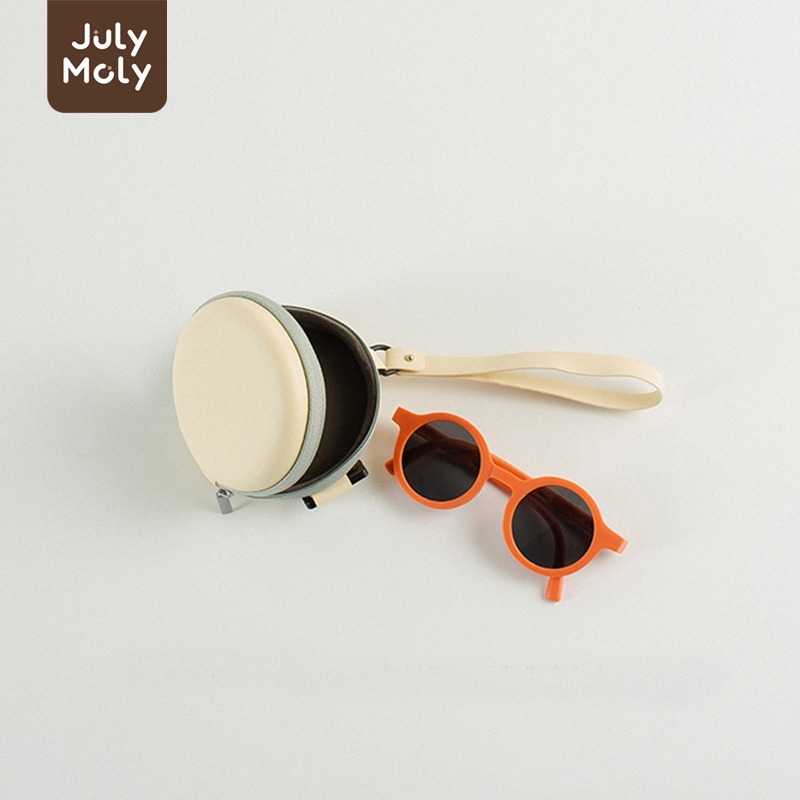 July Moly แว่นตาเด็ก พับได้ แว่นตากันแดด สําหรับเด็กผู้ชาย และเด็กผู้หญิง พร้อมกล่องใส่แว่นตา ราคา ถูกที่สุด ดีลบีเคเค แกลเลอรีภาพที่ 3